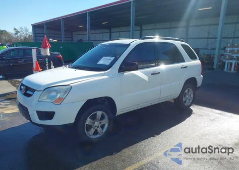 2009 Kia Sportage Lx z USA, uszkodzony, nr VIN KNDJF724X97581992